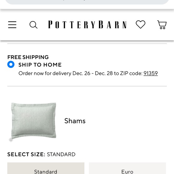 Pottery Barn Bedding Pottery Barn Duvet Cover And Shamsqueen Poshmark